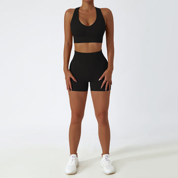wholesale high waist tight short sets